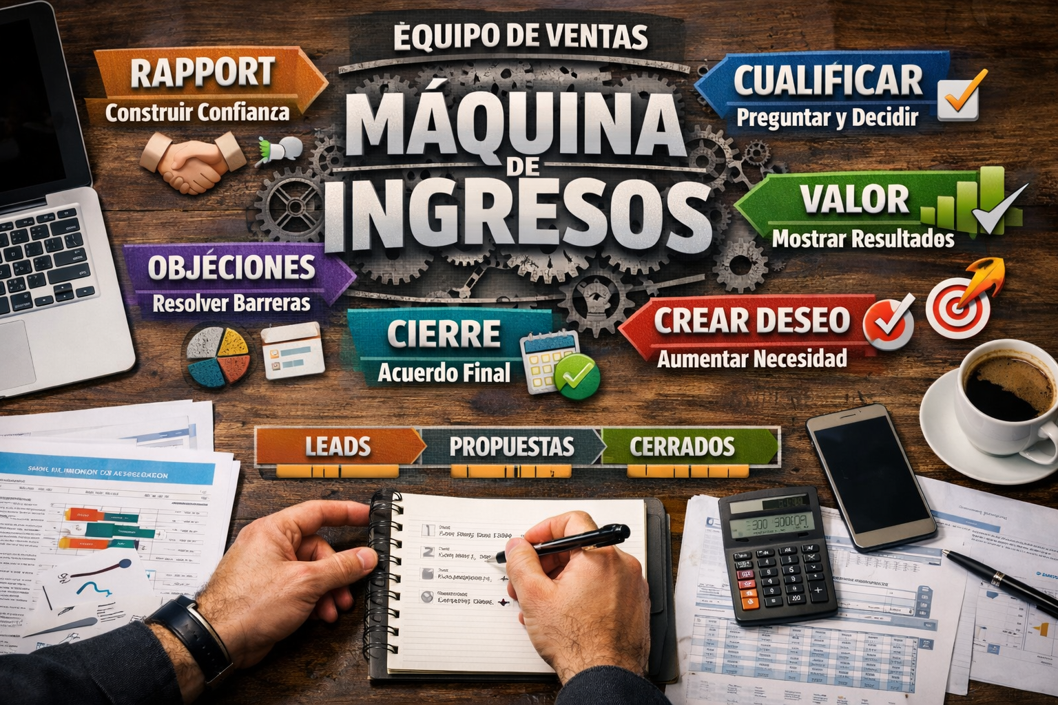 7 habilidades de venta que convierten tu equipo en una máquina de ingresos