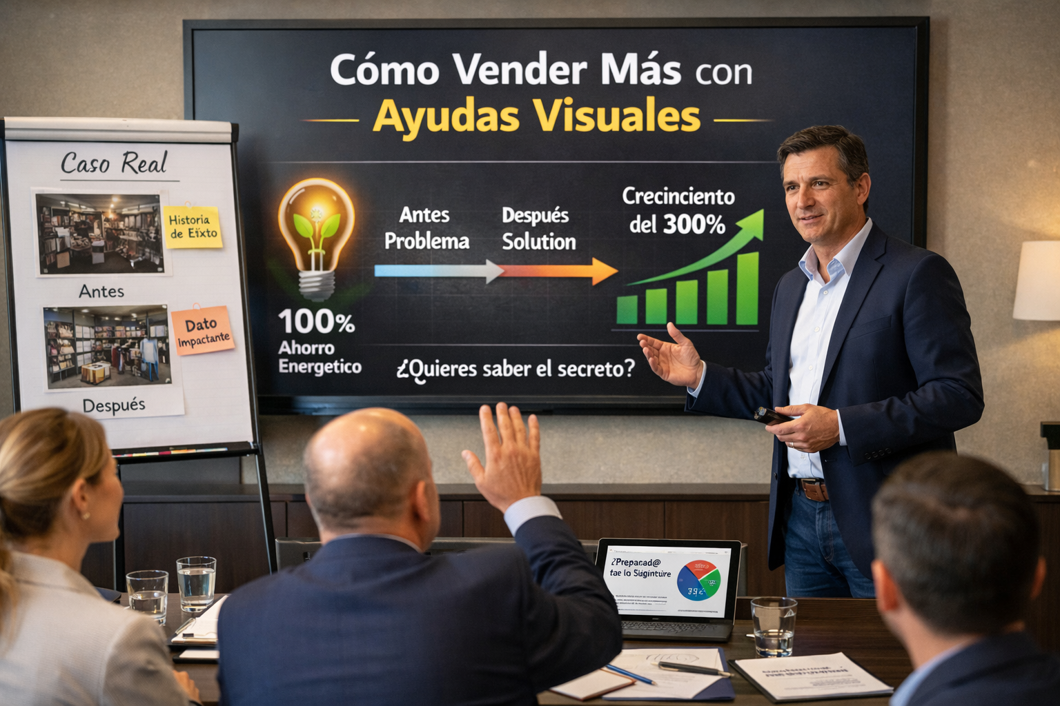 Usar ayudas visuales para vender sin decir una palabra de más